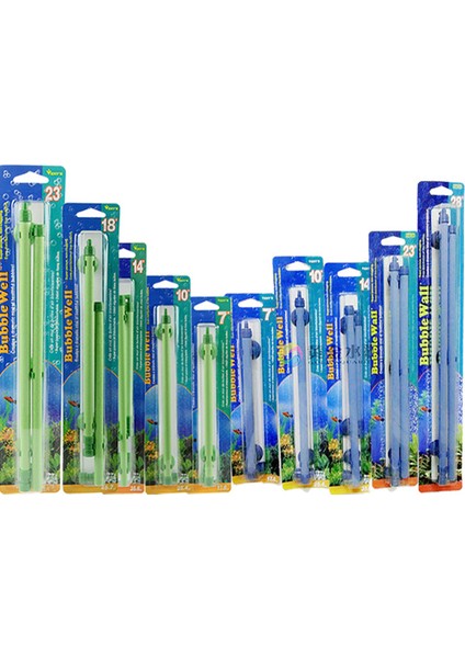 Yeşil 10 Inç Stili 5 Boyutlu Akvaryum Oksijen Pompası Yaratıcı Taze Hava Taşı Akvaryum Havalandırma Cihazı Kabarcık Barı Hava Şeridi Hava Pompası Balık Tankı (Yurt Dışından) fırsatları