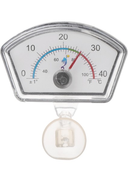 Yelpaze Şekli Stili M Beden 594C Akvaryum Termometresi Iğne Balık Tankı Sıcaklık Kadranı Daldırılabilir Emme Kupası (Yurt Dışından)