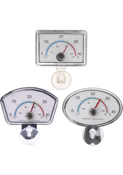 Yelpaze Şekli Stili M Beden 594C Akvaryum Termometresi Iğne Balık Tankı Sıcaklık Kadranı Daldırılabilir Emme Kupası (Yurt Dışından) fiyatları