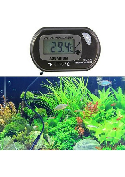 Gösterilen Stil Gibi LCD Dijital Akvaryum Termometresi Daldırılabilir Su Sıcaklık Ölçer Balık Tankı Termometresi Akvaryum Araçları (Yurt Dışından) fiyatları
