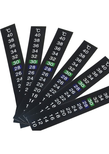 5 Adet Tarzı Pc'ler Sticker Dijital Akvaryum Balık Tankı Buzdolabı Termometre Sticker Ölçüm Etiketleri Sıcaklık Kontrol Aracı Ürünleri (Yurt Dışından) fiyatları