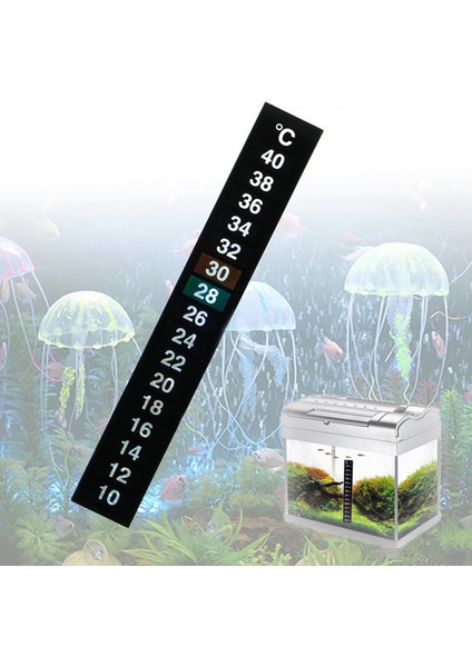 5 Adet Tarzı Pc'ler Sticker Dijital Akvaryum Balık Tankı Buzdolabı Termometre Sticker Ölçüm Etiketleri Sıcaklık Kontrol Aracı Ürünleri (Yurt Dışından) fırsatları