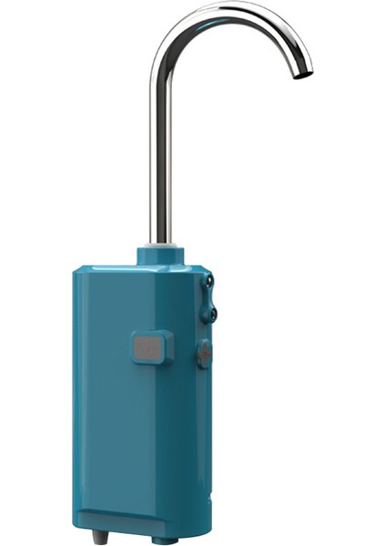 Mavi Stil Pratik Açık Hava Balıkçılığı Oksijen Pompalama Taşınabilir Akıllı LED Işık Balıkçılık Hava Pompası Akıllı Indüksiyon Su Çıkarıcı (Yurt Dışından)