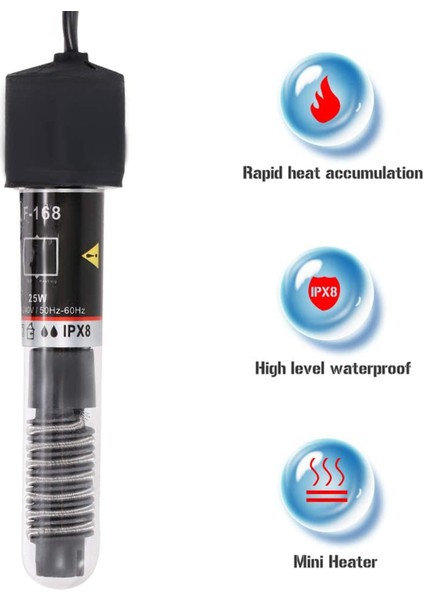 Abd Fiş Stili Mini Akvaryum Isıtıcı Daldırılabilir Balık Tankı Otomatik Termostat Isıtıcı Patlama Koruyucu Isıtma Çubuğu Emme Kupaları Balık Kaplumbağa Tankı (Yurt Dışından) indirimleri