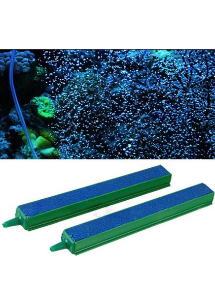 Mavi Stil 4 Inç (10CM) 3 Boyutlu Hava Pompası Kum Taşı Akvaryum Oksijen Pompası Taze Hava Taşı Balon Çubuğu Akvaryum Balık Tankı Havalandırma Pompası (Yurt Dışından)