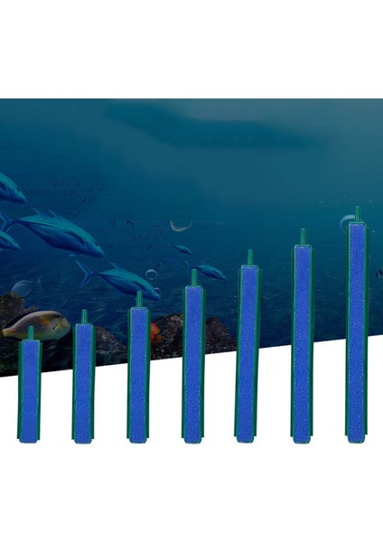 Mavi Stil 4 Inç (10CM) 3 Boyutlu Hava Pompası Kum Taşı Akvaryum Oksijen Pompası Taze Hava Taşı Balon Çubuğu Akvaryum Balık Tankı Havalandırma Pompası (Yurt Dışından) fiyatları
