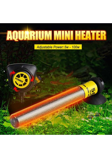 80W Tarzı Akvaryum Isıtıcı Daldırılabilir Balık Tankı Su Isıtıcı Sabit Sıcaklık Isıtma Çubuğu Akvaryum (Yurt Dışından) modelleri
