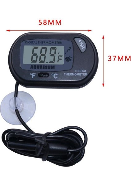 Sarı Stil LCD Dijital Akvaryum Termometresi Balık Tankı Su Sıcaklık Metre Akvaryum Sıcaklık Balık Alarmı Pet Malzemeleri Aracı (Yurt Dışından) fiyatları