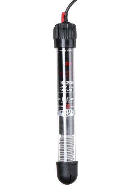 50W Tarzı Yüksek Yalıtımlı Otomatik Sıcaklık Termostatı Isıtıcı Çubuk Daldırılabilir Akvaryum Balık Kaplumbağa Tankı Su Isıtma Eu Fişi (Yurt Dışından)