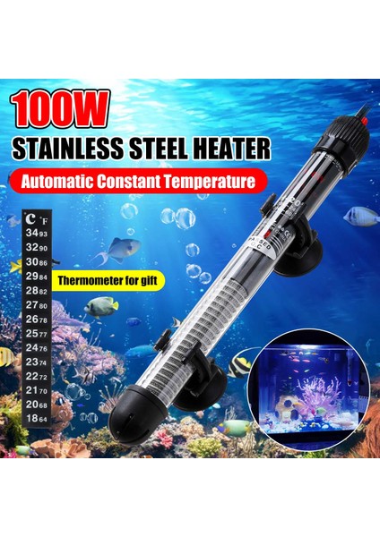 50W Tarzı Yüksek Yalıtımlı Otomatik Sıcaklık Termostatı Isıtıcı Çubuk Daldırılabilir Akvaryum Balık Kaplumbağa Tankı Su Isıtma Eu Fişi (Yurt Dışından) fiyatları