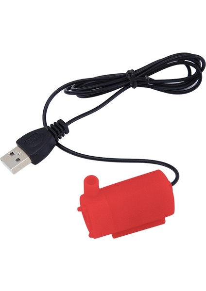 Kırmızı Stil USB Güçlü Dc 5V Mini Motorlu Mikro Daldırma Su Pompası Akvaryum Balık Tankları Su Pompası Aksesuarları (Yurt Dışından)