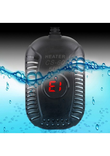 25W Tarzı Akvaryum Isıtıcı Balık Tankı Daldırma Isıtıcı LED Sıcaklık Ekranı ile (Yurt Dışından) fırsatları