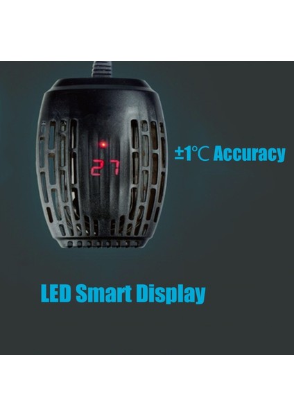 NO.100 Tarzı Akvaryum Isıtıcı Balık Tankı Kaplumbağa Daldırılabilir Termostat Gösterge LED Dijital Ekran Isıtma Çubuğu (Yurt Dışından) modelleri