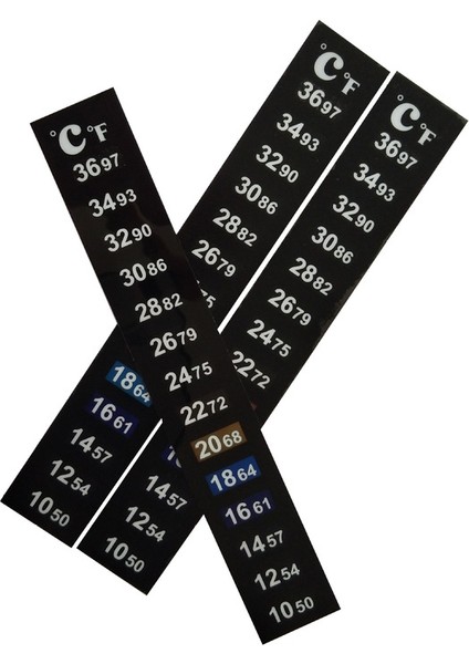 B Tarzı 3 Adet Akvaryum Balık Tankı Şerit Yapışkan Renk Değiştirme Termometre Sticker Sıcaklık Temp Ölçüm Sticker Araçları (Yurt Dışından) indirimleri