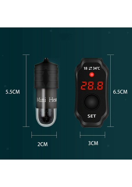 Mini Akvaryum Balık Tankı Isıtıcı USB Isıtma Çubuğu Daldırma Termostat Isıtıcı Dijital LED Elektrikli Isıtma Çubukları Balık Kaplumbağa Için (Yurt Dışından)