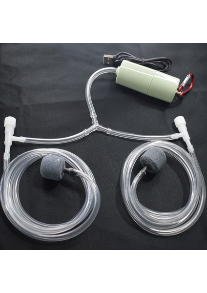 F Stili Taşınabilir Mini USB Akvaryum Balık Tankı Oksijen Hava Pompası Sessiz Enerji Tasarruflu Malzemeler Sucul Terraryum Balıkçılık Aksesuarı 1W (Yurt Dışından)