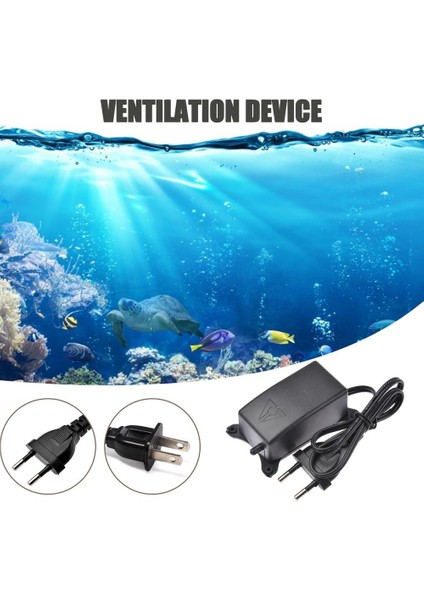 Yuvarlak Fiş Stili Akvaryum Hava Pompası Daldırma Su Pompası Akvaryum Çeşmesi Hava Balık Havuzu Tankı Balık Tankı Mini Kompresör Tek Çift Çıkışlı (Yurt Dışından) fırsatları