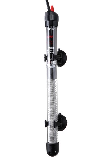 200W Tarzı Yüksek Yalıtımlı Otomatik Sıcaklık Termostatı Isıtıcı Çubuk Daldırılabilir Akvaryum Balık Kaplumbağa Tankı Su Isıtma Eu Fişi (Yurt Dışından)