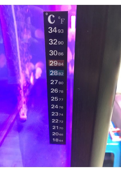 1 Adet Tarzı 1 Adet Akvaryum Balık Tankı Şerit Yapışkanı Renk Değiştiren Termometre Yapışkan Çift Ölçekli Sticker Sıcaklık Kontrol Araçları (Yurt Dışından) fırsatları