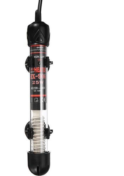 25W Tarzı Otomatik Su Isıtıcı Akvaryum Daldırma Balık Tankı Sabit Sıcaklık Isıtma Çubuğu (Yurt Dışından)