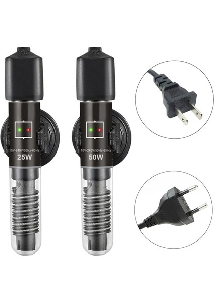Abd-25 Tarzı 25W 50W Akvaryum Isıtıcı Sabit Sıcaklık Isıtıcı Balık Tankı Kaplumbağa Kuvars Tüpü (Yurt Dışından)