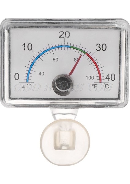 Yelpaze Şekli Stili M Beden Akvaryum Termometre Iğnesi Balık Tankı Sıcaklık Kadranı Daldırılabilir Emme Kupası (Yurt Dışından) fırsatları