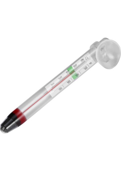 Beyaz Stil Yeni Cam Metre Akvaryum Balık Tankı Su Sıcaklık Termometresi Emme Kupası (Yurt Dışından) fırsatları