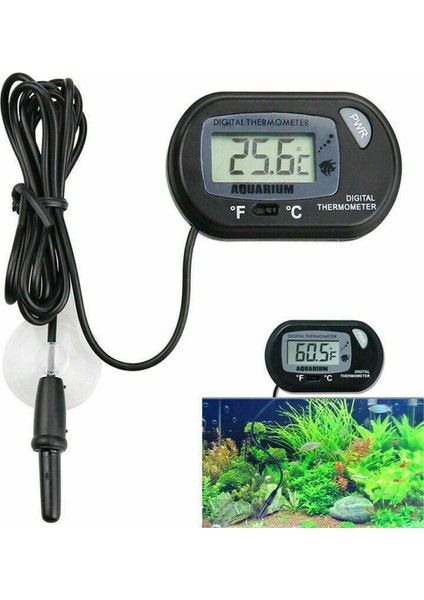 1 Adet Tarzı Suya Dayanıklı LCD Dijital Akvaryum Termometresi Dalgıç Su Sıcaklık Ölçer Balık Tankı Sıcaklık Kontrol Aracı (Yurt Dışından) fiyatları