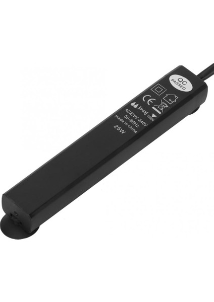 Siyah Stil Ab Fişi 15W Akvaryum Daldırma Isıtıcı Balık Tankı LCD Ekran Dijital Ayarlanabilir Su Isıtma Çubuğu Sürekli Sıcaklık Kontrolü 15W (Yurt Dışından) modelleri