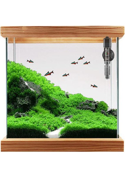 25W Tarzı Küçük Akvaryum Isıtıcı Daldırılabilir Tatlısu Deniz Ayarlanabilir Ab Fişi (Yurt Dışından)