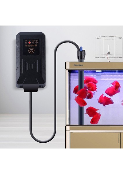 Akıllı Aydınlatma Zamanlayıcı Dimmer Kontrol Sistemi Akvaryum Işık Zamanlayıcı Programlanabilir LED Dimmer Modülatörü (Yurt Dışından) fırsatları