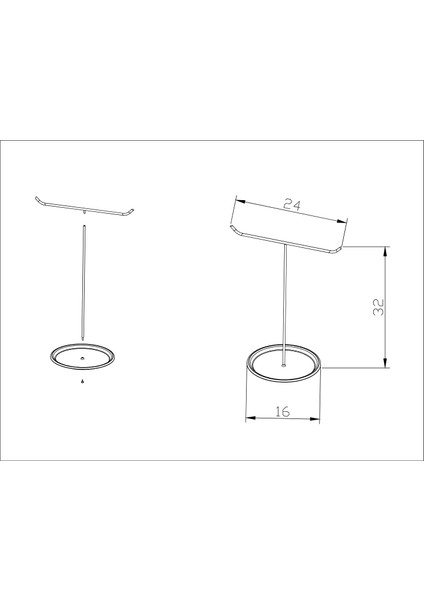 He Dizayn Aksesuar Takı Standı Takılık Küpelik Bileklik Kolye Seti Takı Dolabı ve Aksesuar Düzenleyici