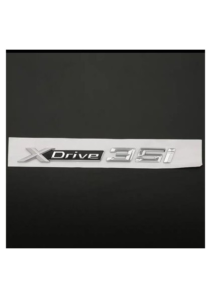 Xdrıve 35I Yeni Abs Krom Araba Xdrive Logo Amblemi Trim Sticker x Drive Bmw X1 X3 X4 X5 X6 Için (Yurt Dışından)