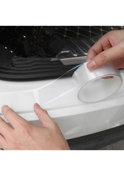 5 Milyon Şeffaf Araba Sticker Koruyucu Araba Kapı Eşiği Sticker Çizilmeye Karşı Koruyucu Nano Bant Oto Tampon Şerit Araba Koruma (Yurt Dışından)