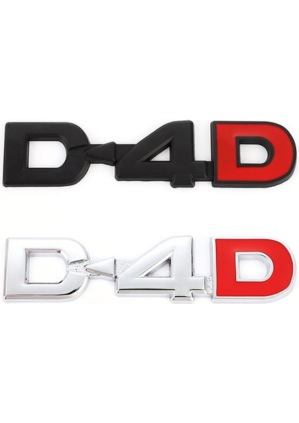 Siyah D-4d Toyota Corolla Rav4 Camry Crown Prıus Reız Vıos Hıghlander Prado Corolla Tundra Için D4D D-4d Logo Araba Sticker Amblemi Rozeti Decal (Yurt Dışından) fiyatları