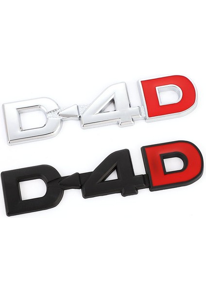 Siyah D-4d Toyota Corolla Rav4 Camry Crown Prıus Reız Vıos Hıghlander Prado Corolla Tundra Için D4D D-4d Logo Araba Sticker Amblemi Rozeti Decal (Yurt Dışından) modelleri
