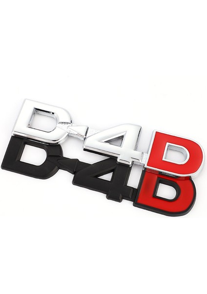 Siyah D-4d Toyota Corolla Rav4 Camry Crown Prıus Reız Vıos Hıghlander Prado Corolla Tundra Için D4D D-4d Logo Araba Sticker Amblemi Rozeti Decal (Yurt Dışından) fırsatları