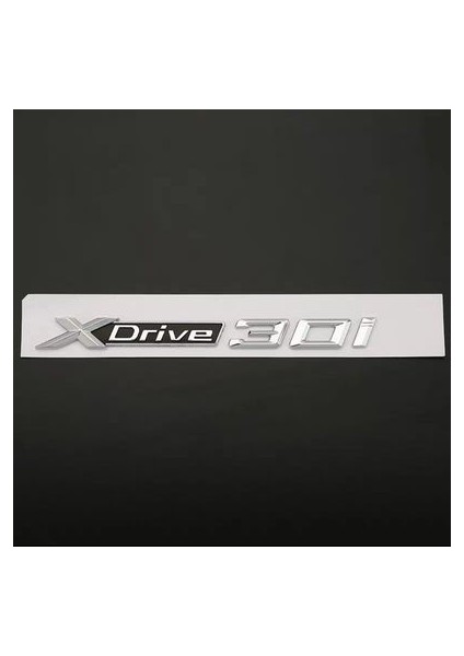 Xdrıve 30I Yeni Abs Krom Araba Xdrive Logo Amblemi Trim Sticker x Drive Bmw X1 X3 X4 X5 X6 Için (Yurt Dışından)