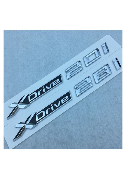 Xdrıve 30I Yeni Abs Krom Araba Xdrive Logo Amblemi Trim Sticker x Drive Bmw X1 X3 X4 X5 X6 Için (Yurt Dışından) fırsatları