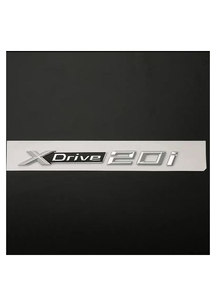 Xdrıve 20I Yeni Abs Krom Araba Xdrive Logo Amblemi Trim Sticker x Drive Bmw X1 X3 X4 X5 X6 Için (Yurt Dışından)