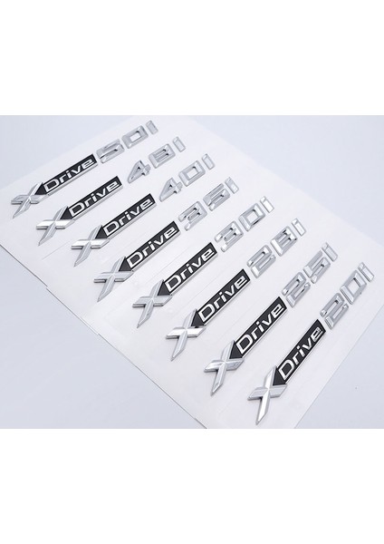 Xdrıve 20I Yeni Abs Krom Araba Xdrive Logo Amblemi Trim Sticker x Drive Bmw X1 X3 X4 X5 X6 Için (Yurt Dışından) fiyatları