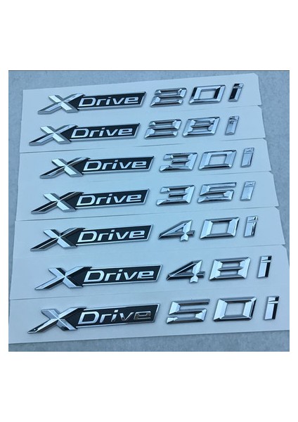 Xdrıve 20I Yeni Abs Krom Araba Xdrive Logo Amblemi Trim Sticker x Drive Bmw X1 X3 X4 X5 X6 Için (Yurt Dışından) modelleri