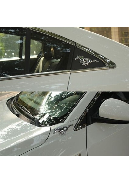 Çıkartma-Altın 3D 15.5cm Koşan At Logosu Metal Araba Sticker Çamurluk Rozeti Krom Etiket Araç Stili Ford Mustrng Ferrari Araba Penceresi Için (Yurt Dışından) modelleri