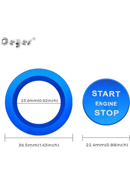 Kırmızı Başlangıç ​​yüzüğü Ceyes Araba Stil Aksesuarları Start Stop Motor Düğmesi Kapak Trim Sticker Kılıfı Land Rover Discovery Sport 5 Range Rover Için (Yurt Dışından) indirimleri