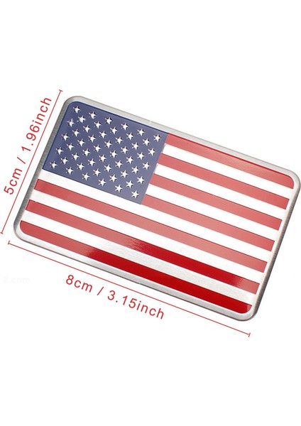 Metal Amerikan Abd Bayrak Araba Sticker Logo Amblemi Aracı Kaplama Sticker - (Yurt Dışından) modelleri