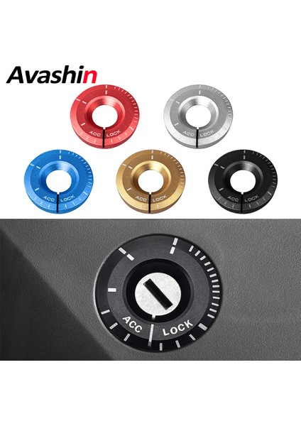 Gümüş Rengi Volkswagen Golf Vw Polo Passat Audi Iç Aksesuarları Için Araba Motor Başlatma Ateşleme Kapağı Süsleme Halkası Sticker Kılıfı (Yurt Dışından) fiyatları