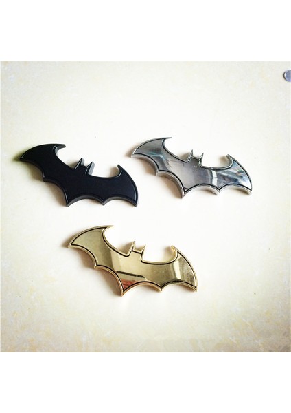 Siyah Araba 3D Metal Yarasa Araba Stickerları Metal Kişilikli Yarasa Araba Standart Modifiye Araba Stickerları Kuyruk Standart Kapağı Standart Yan Işaretleri (Yurt Dışından) modelleri