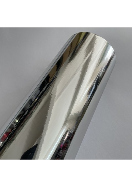 20CM x 152CM Gümüş Ayna Krom Elektrokaplama Vinil Araba Kaplama Folyo Sticker Oto Motosiklet Dekorasyon Membranı Stick Orıno Wraps (Yurt Dışından) fırsatları