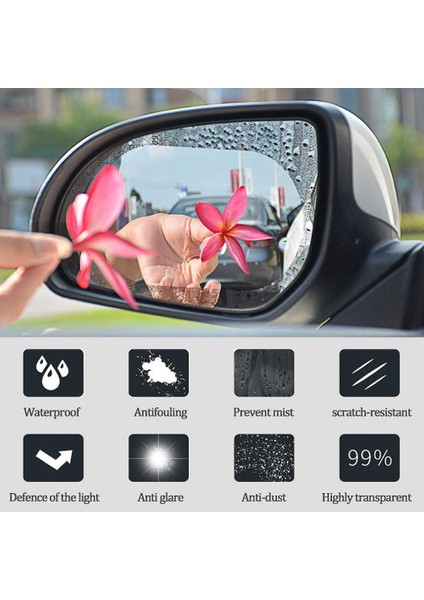 Tip5 Araba Arka Görüş Aynası Koruyucu Film Yağmur Geçirmez Film Otomatik Silecek Camı Anti Sis Su Geçirmez Net Film Oto Sticker Araç Aksesuarları (Yurt Dışından)