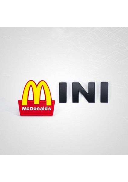 Siyah Mat Bmw Mını One Cooper S R55 R56 R60 R61 F54 F55 F56 F57 F60 Için Araba Kişilik Süsleme Sticker Logo Modifikasyon Aksesuarları (Yurt Dışından)